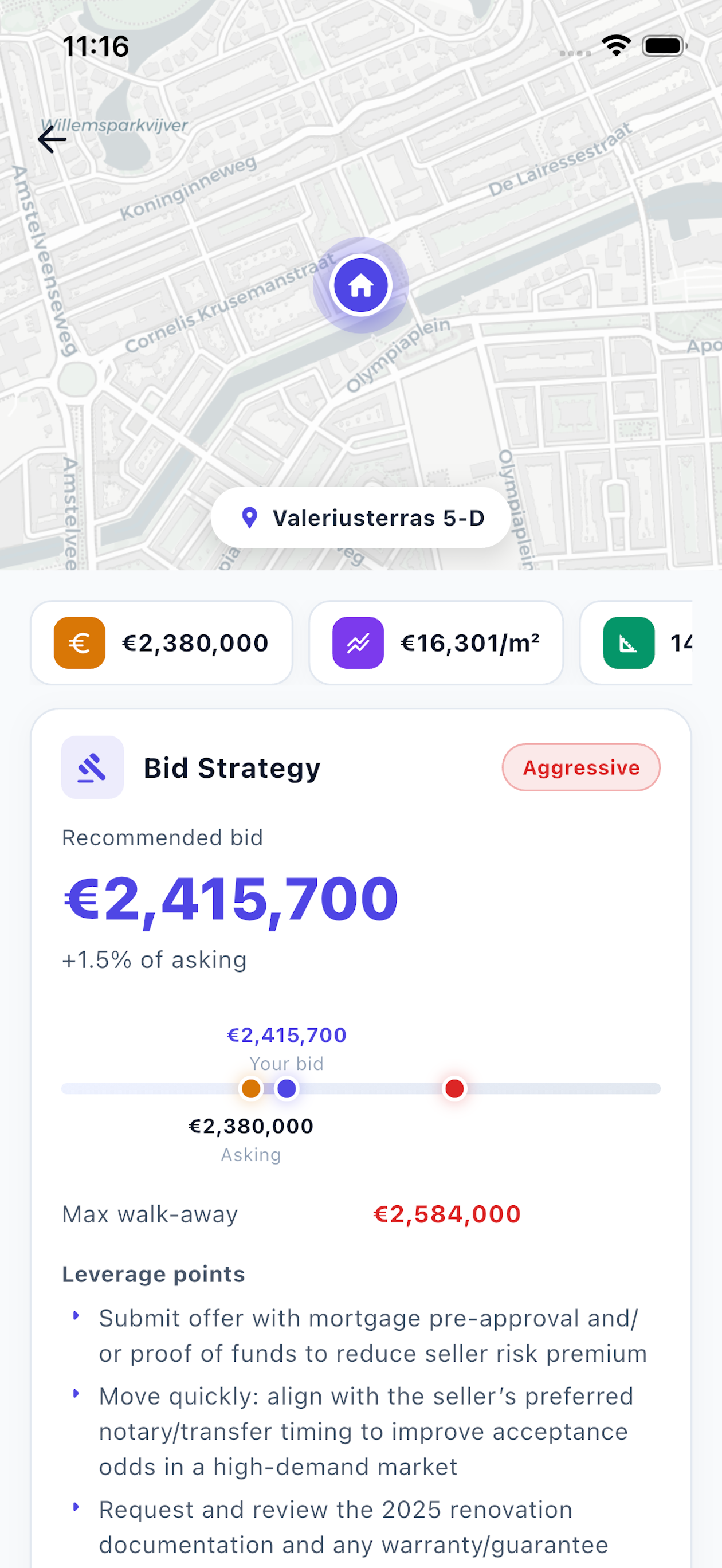 BidSense screenshot 2